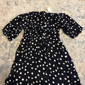 Abercrombie & Fitch Dress - Black with White Dots